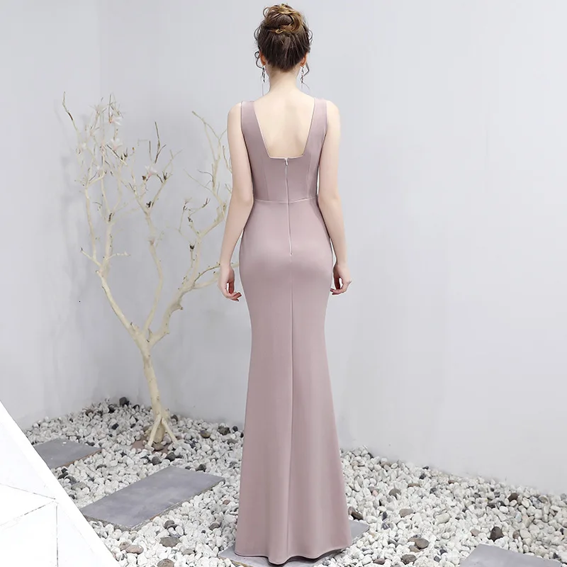 Восточный Femme длинное вечернее платье Cheongsam современный китайский халат Ципао
