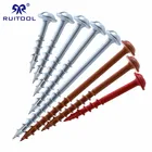 50 шт.100 шт. карманные винты для отверстий 25-63 мм грубая резьба самонарезы винт #2 квадратный приводной винт для карманной джиг системы отверстий