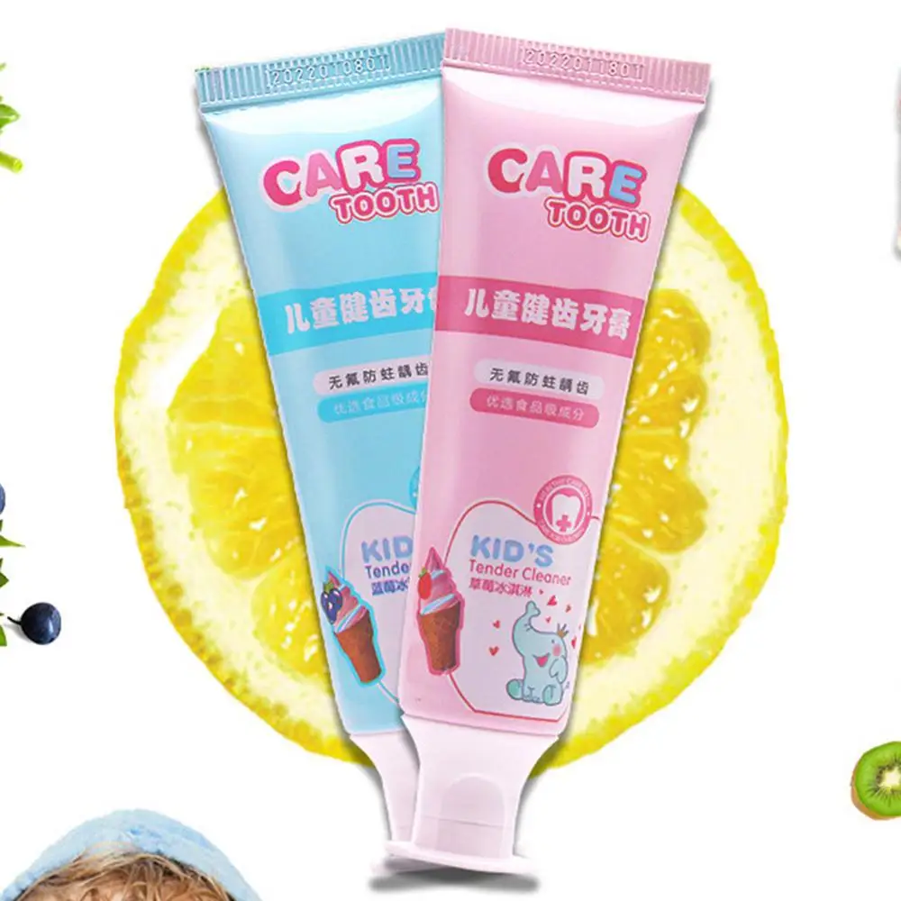 Детская зубная паста для фруктов антиполостные зубные протезы без фторида с