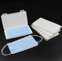 portable dustproof storage box white plastic recycling container case wholesale