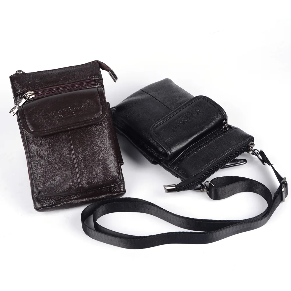 Norbinus Новая мужская сумка на плечо из натуральной кожи Маленькая почтальон через