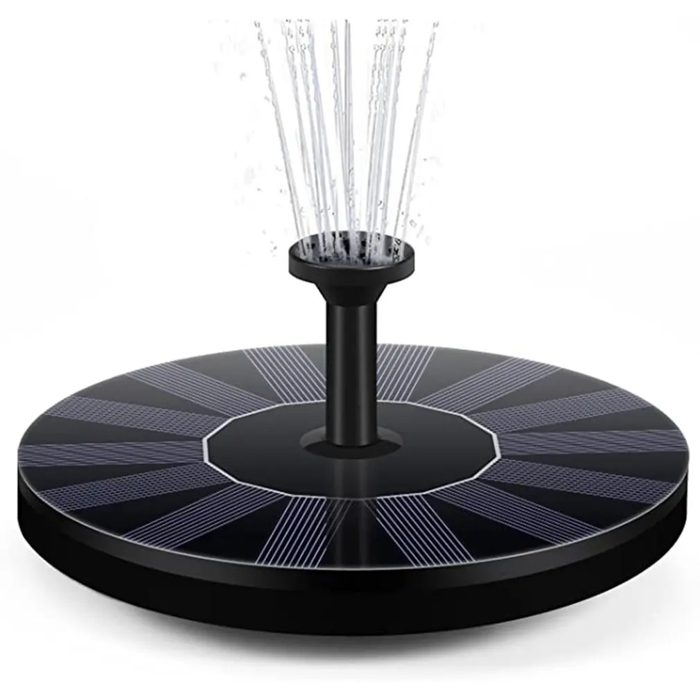 

16cm Solar Water Fountain Pool Pond Waterfall Fountain Garden Decoration Outdoor Bird Bath Solar Powered Fountain Floating Water