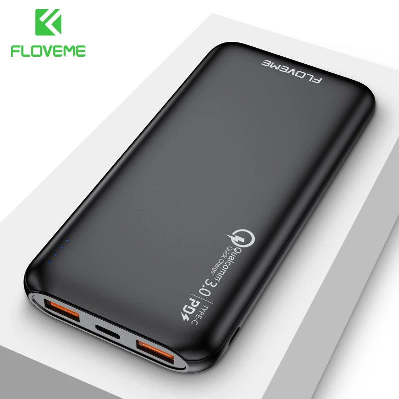 Внешний аккумулятор FLOVEME на 3 0 мА · ч с USB портами|Внешние аккумуляторы| |