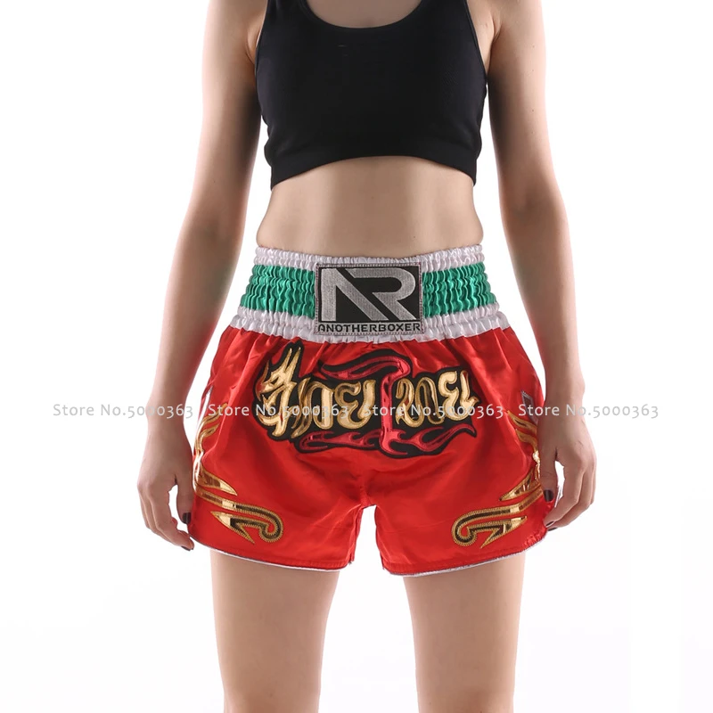 Кикбоксинг для мальчиков ММА Муай Тай мужчин и женщин тренировочные шорты