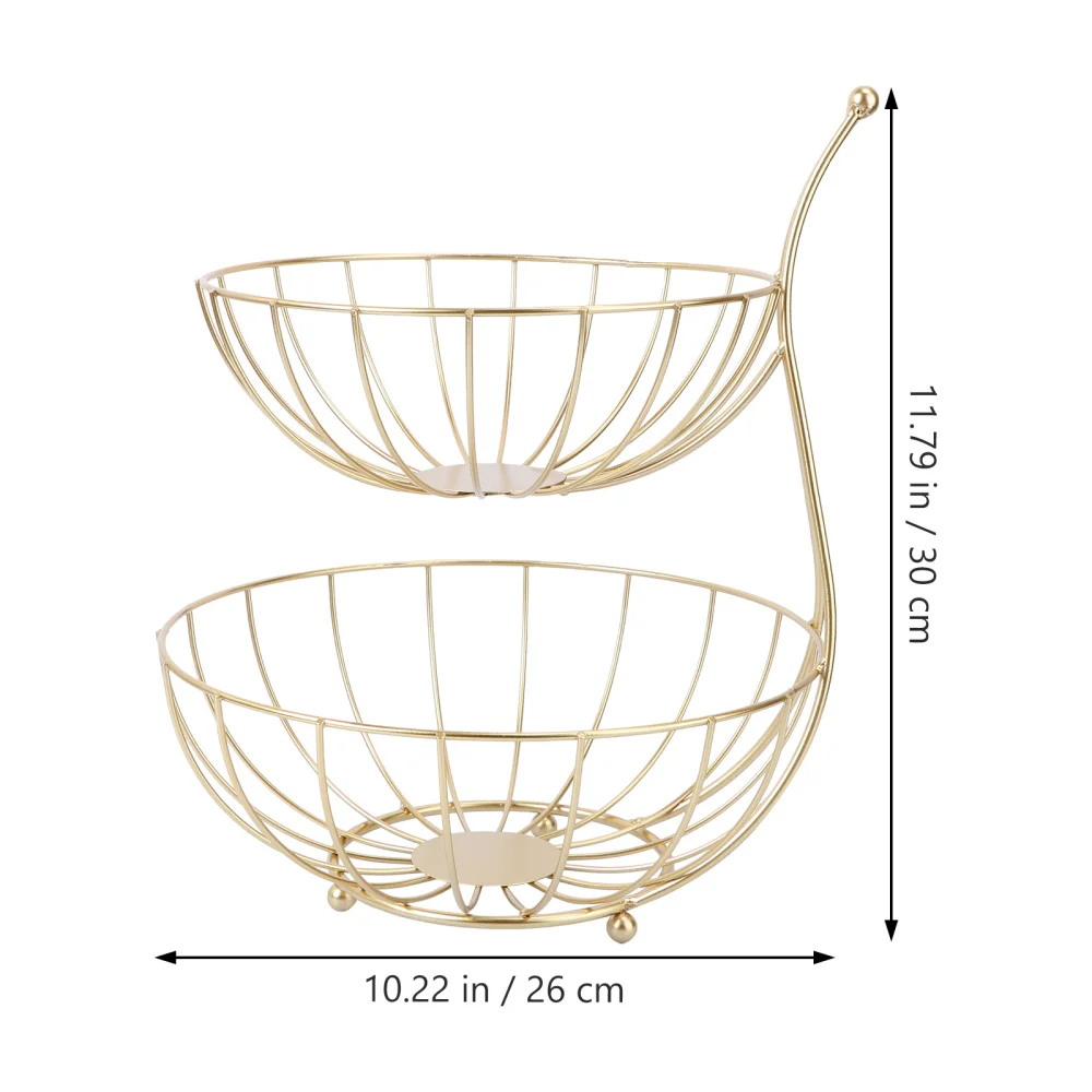 

1Pc Iron Art Organizer Creative Sundry Container Household Storage Basket
