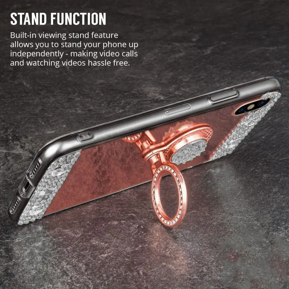 LAPOPNUT роскошный блестящий зеркальный чехол со стразами для HUAWEI P8 Lite 2017 P30 Nova 4e P20 Pro