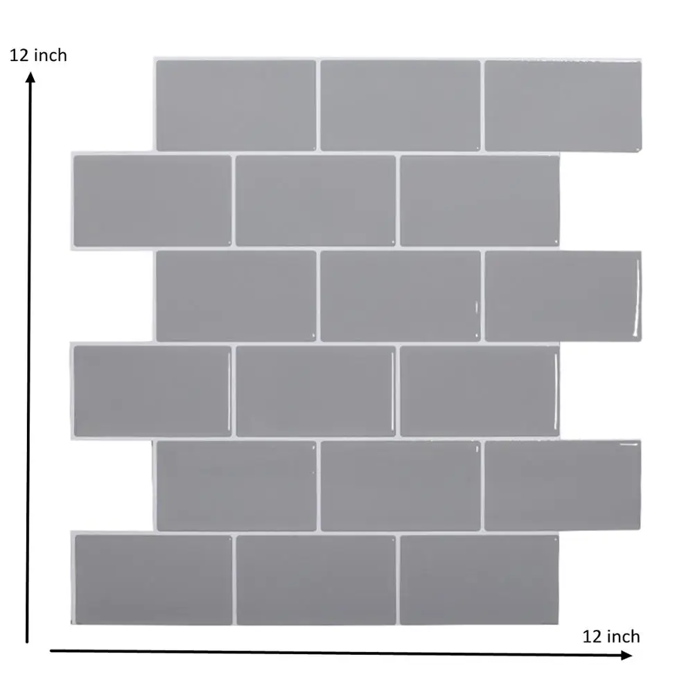 3D плитка наклейка пилинг и палка самоклеящаяся настенная кухня задний брызг