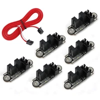 6 piece set 3d printer accessories photoelectric limit switch endstop optical switch sensor with cable 1m