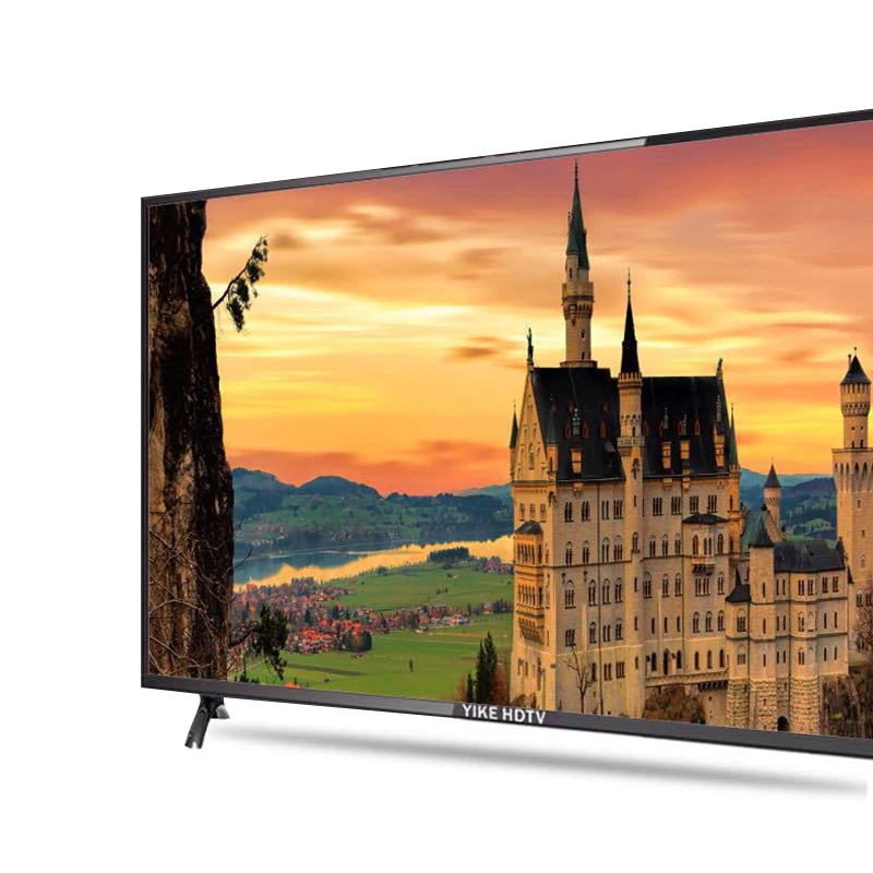 2021 50 55 Polegada 4k hd rede inteligente à prova de explosão tv lcd uhd fábrica barato tela plana tv hd lcd led melhor smart tv