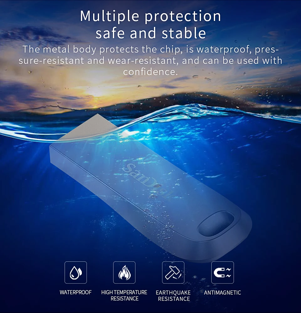 Original SanDisk CZ74 usb stick Pen Drive 256GB 128GB 64GB 32GB 16GB USB 3.0 pendrive up to 150Mb/s usb flash drive cle usb disk