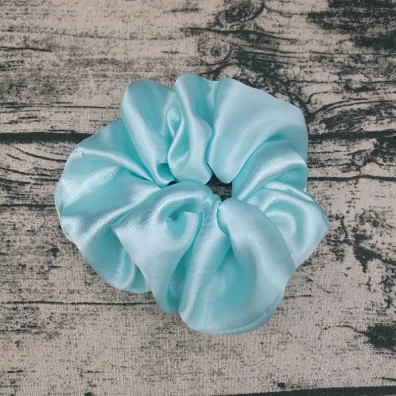 

Scrunchies Headbands Solid Satin Hairbands Silky Scrunchie Hair Bands Girls Ponytail Holder Summer Hair Accessories 9 Colors