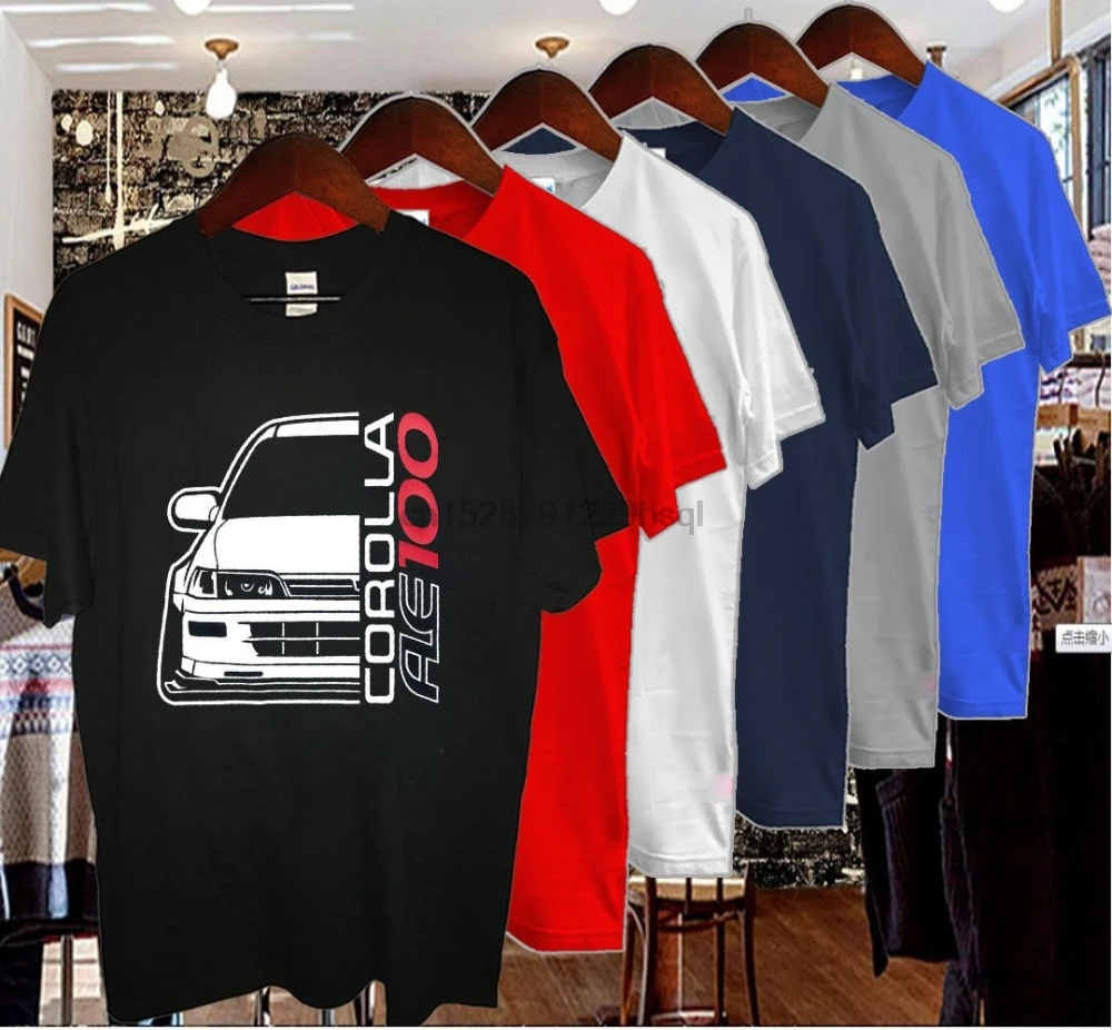Новый логотип Corolla Ae100 футболка все цвета мужская Homme для высоких и больших мужчин