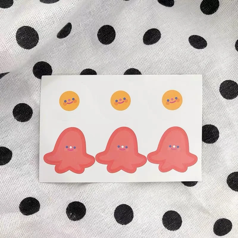 Happy monkey 5 листов/упаковка Kawaii стикер s для Слим коробка наклейка с милым рисунком для слизи контейнеры банки DIY Декор Подарочная игрушка