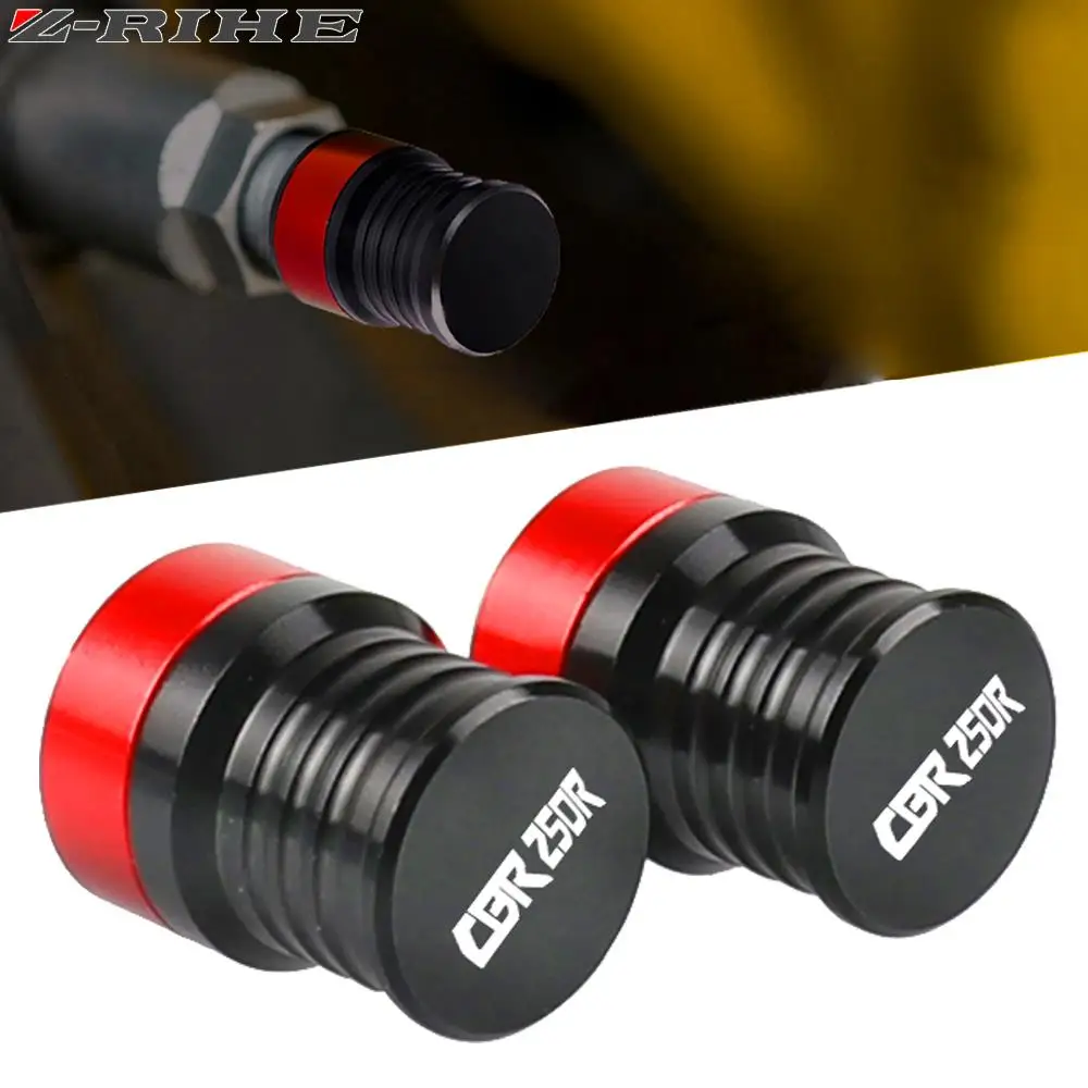 

Motorcycle Accessories CNC Aluminium Wheel Tire Valve Stem Caps Airtight Covers For Honda CBR 250R CBR250R 2011-2018 2017 2016