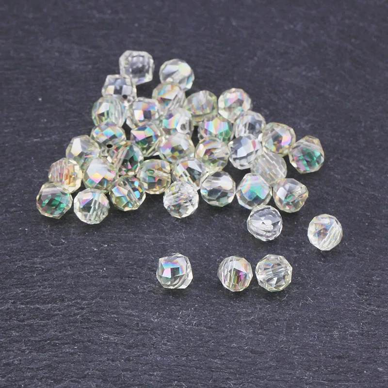 20 шт. Круглые бусины 8 мм из чешского стекла 2 цвета