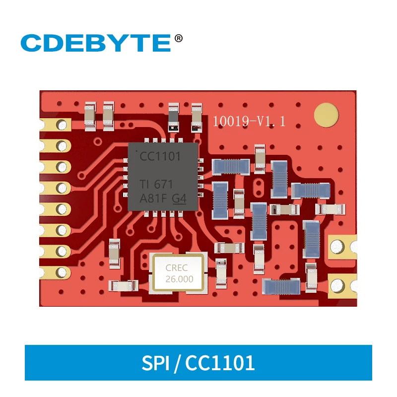 E07 868MS10 CC1101 868 МГц 10 мВт печать Анна тенна отверстия IoT uhf беспроводной трансивер SMD