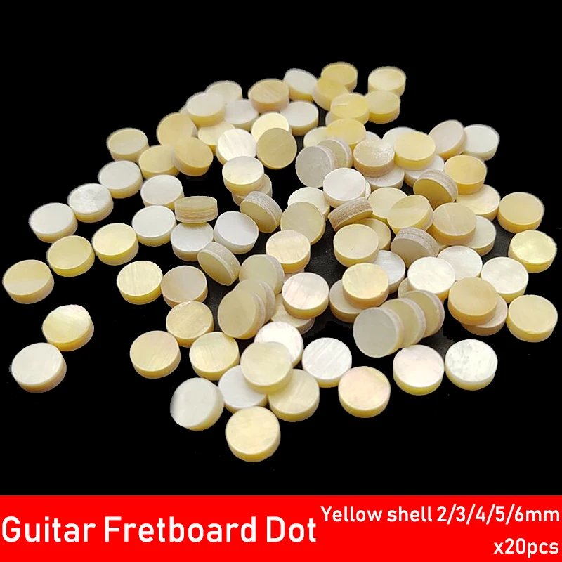 20 штук акустическая бас гитары Электрогитары гриф гавайской инкрустация точки