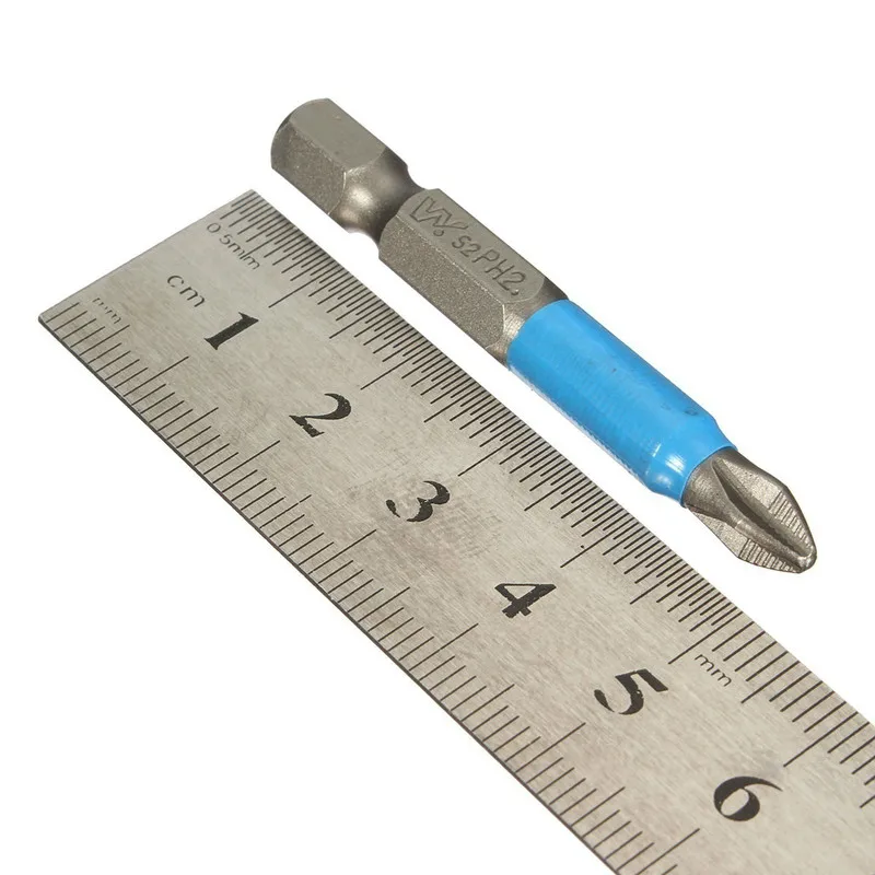 

10/5/2 Stuks Schroevendraaier Bits Set 50Mm PH2 Anti-Slip Met Magnetische 1/4 "Hex schacht Past Hand Elektrische Boor Driver Ha