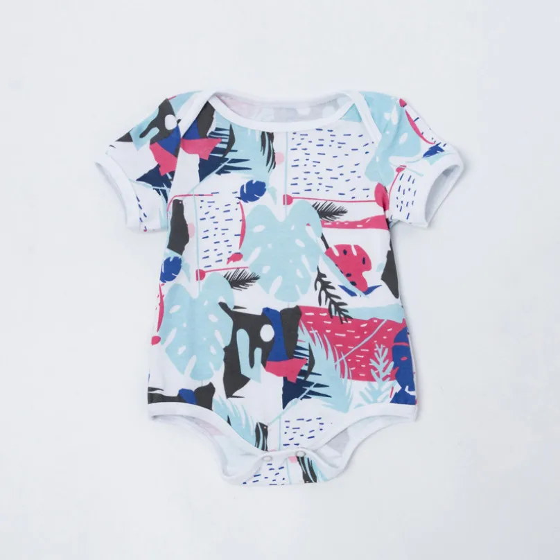 Модные боди для девочек на 1-й день рождения хлопковые комбинезоны унисекс с