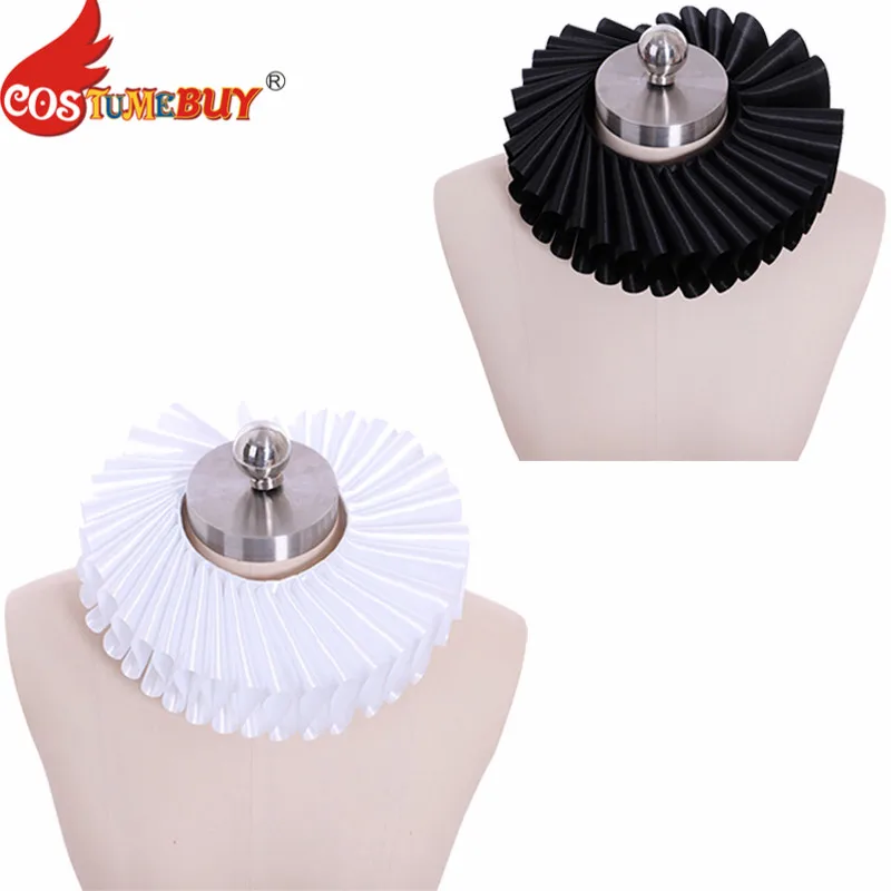 Костюм для косплея съемный воротник белый черный викторианский кружевной с