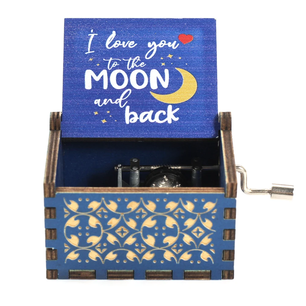 Деревянная музыкальная шкатулка ручной работы креативные подарки подарок жене