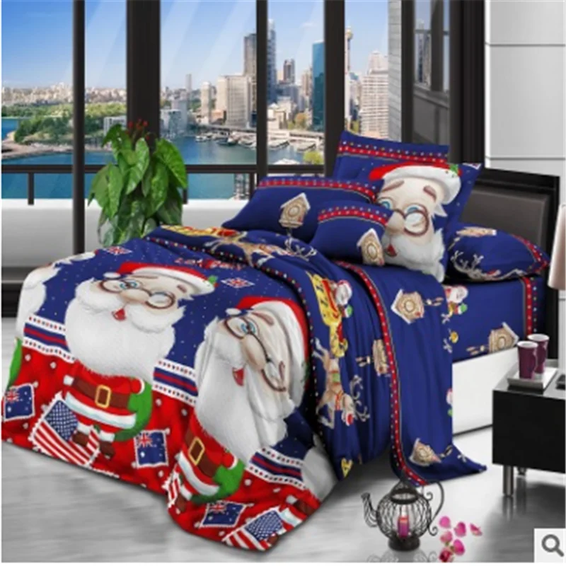 

Santa Claus Bedding Set Duvet Cover Set 3d Bedding Set Fashion Design duvet cover flat sheet pillowcase