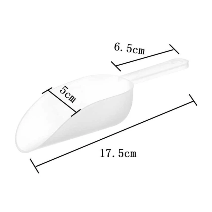 

1/3Pcs Plastic Ice Scoop Measuring Spoons for Kitchen Buffet Shovel Flour Mini Dishes Creative Tea Home Gadgets for Kitchen