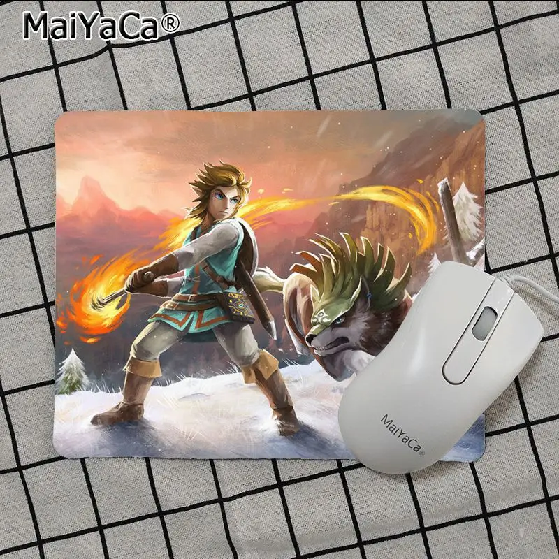 Maiya Top Quality Legend of Zelda small Mouse pad PC Computer mat Selling Wholesale Gaming Pad mouse | Компьютеры и офис
