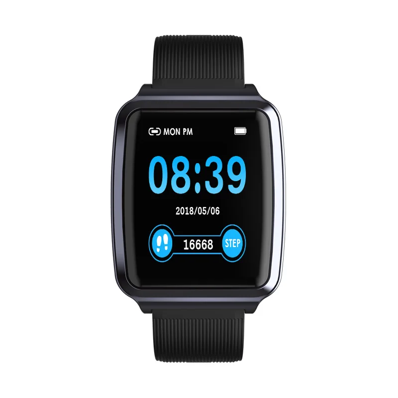 KY116 Smart Watch Fitness Tracker Bracelet IP68 Waterproof Heart Rate Blood Pressure Mode Color Full Touch Screen Sports | Электроника