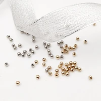 500200503020pcs 4681012mm small hole silver abs beads diy imitation garment beads round beads craft for jewelry making