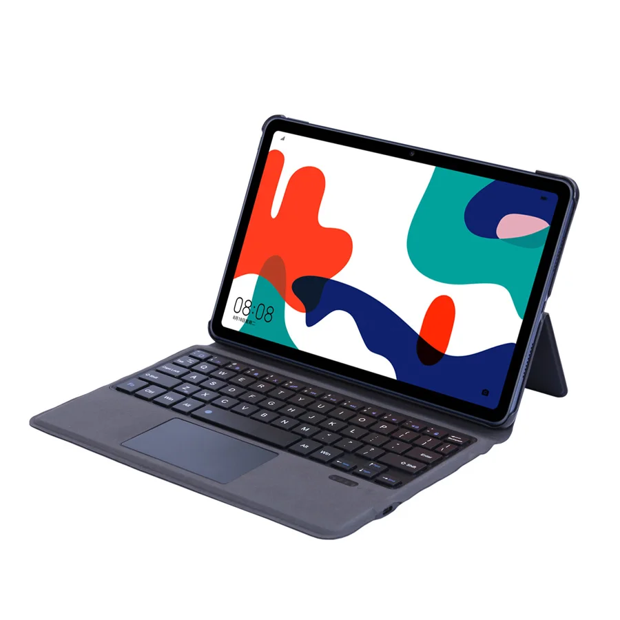 bluetooth wireless keyboard with flip case cover for huawei matepad 10 4 matepad pro 10 8 with touchpad trackpad for matepad 11 free global shipping