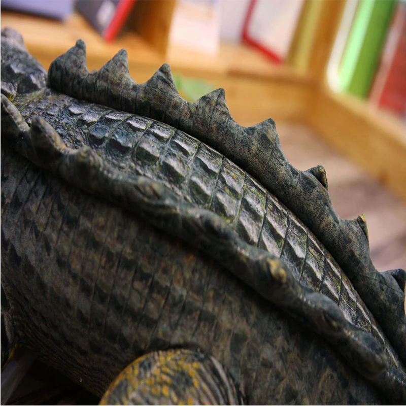 

Lifelike Crocodile Stuffed Doll Mouth Open Closed Cuddly Kids Room Sofa Decor Plush Toy Soft Ocean Animals Plushie 5 Sizes