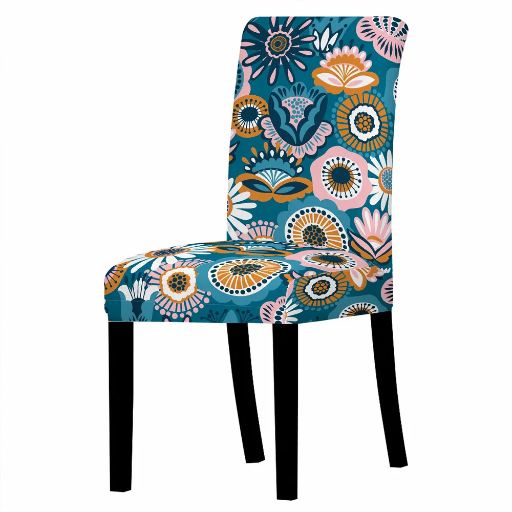 Чехол для стула мандалы съемный пылезащитный чехол кресла банкета эластичный