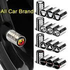 Колпачки клапанов для автомобильных колес, 4 шт., автомобильные товары, автомобильные аксессуары, автомобильные гаджеты для Ladas VESTA, подводное плавание, Приора, Гранта, ВАЗ, Самара, эмблемы