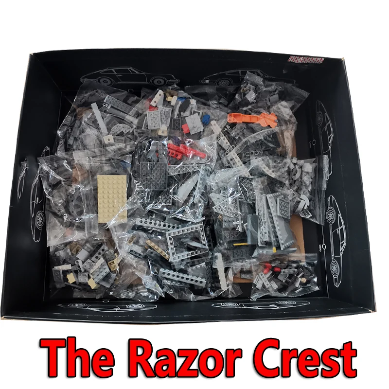 

Movie Star Series Building Blocks The UCS Razor Crest With Mini Figures 75292 1023Pcs Bricks Toys Kids Children Christmas Gifts