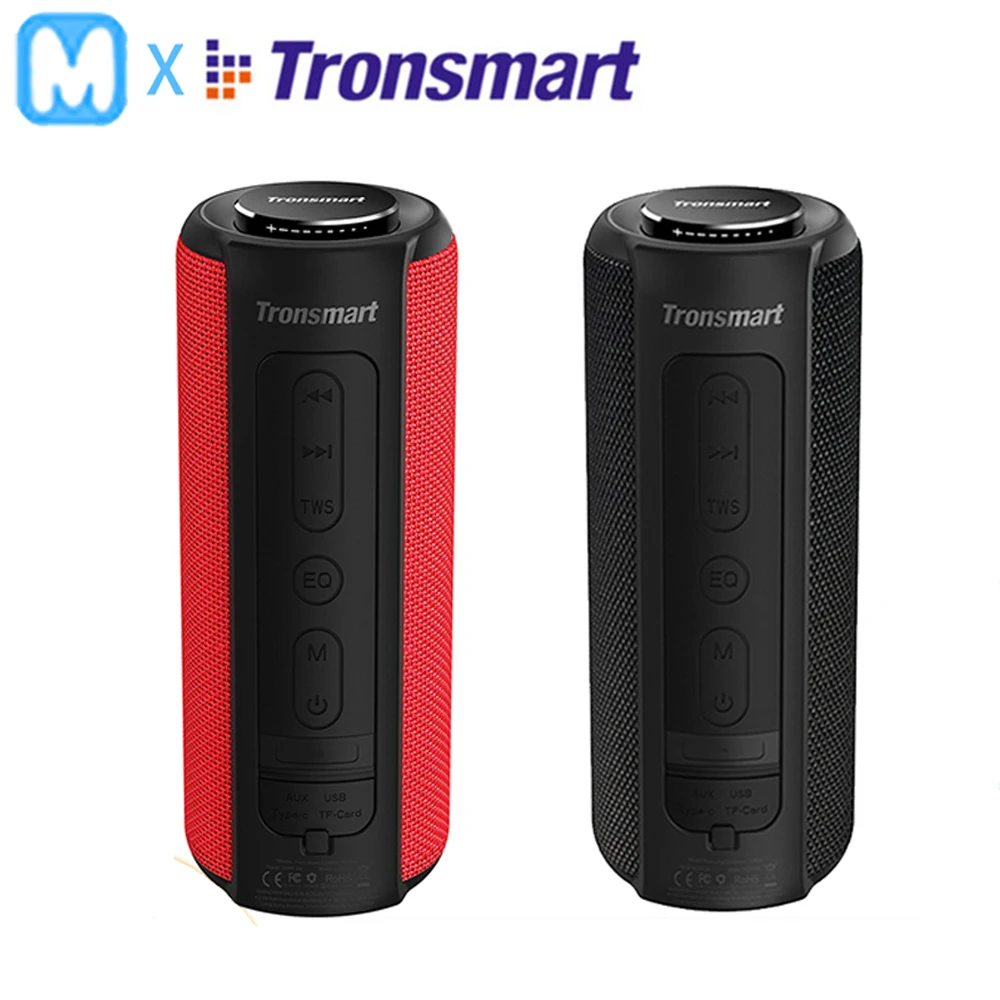 

Tronsmart T6 Plus Bluetooth Speaker 40W Portable Column Deep Bass Soundbar with IPX6 Waterproof, Power Bank Function SoundPulse