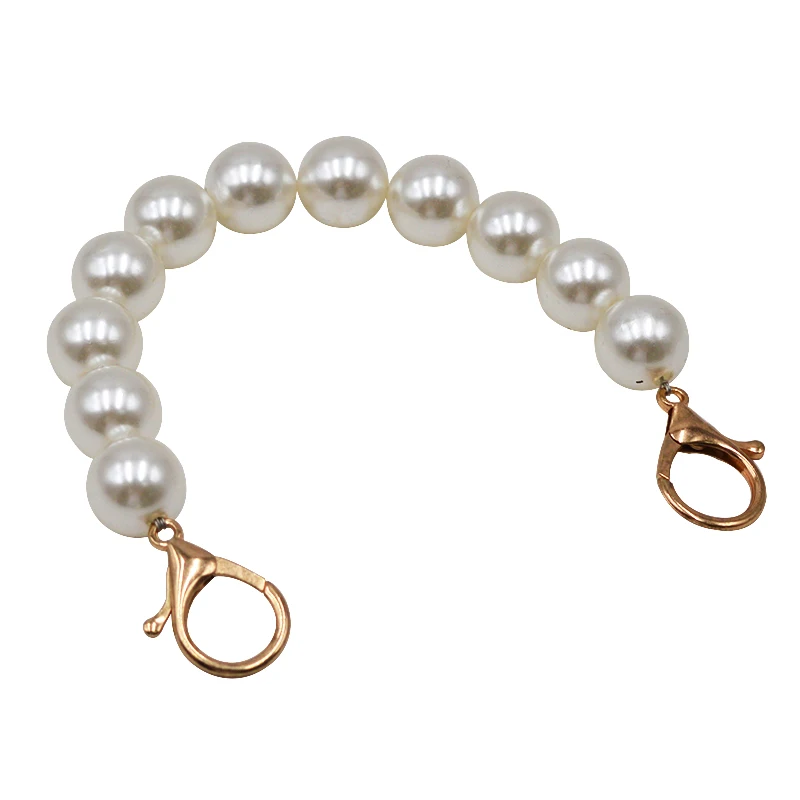 10 шт./лот женские короткие ремни для сумок с жемчугом и бусинами 22 см 30 короткий