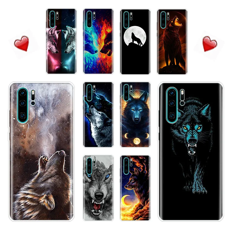 

Best Wolf Drawing Luxury Coque For Honor 10 20 lite For P Smart 2020 Case Mate 10 20 Lite For Huawei 8X Y5 Y6 Y7 Y9 2019 Cover
