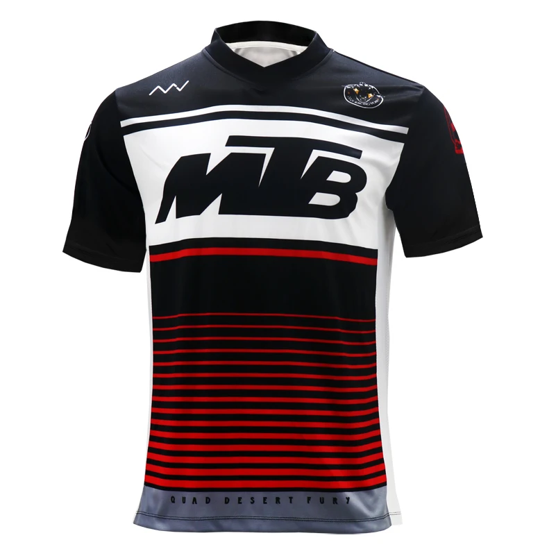 

2021 Summer new men's mountain biking clothes MTBT shirt breathable downhill cycling shirt