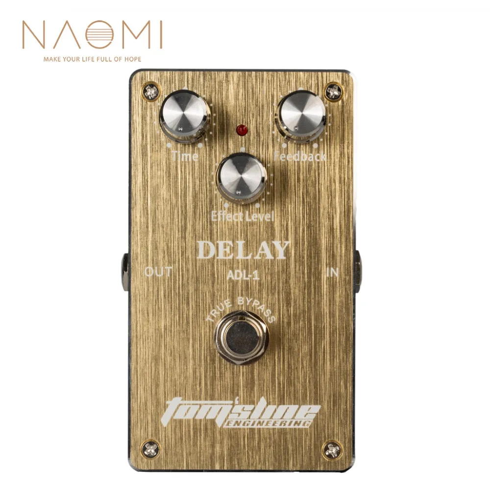 Наоми педаль электрогитары Задержка Педали эффектов истинный обход гитарных