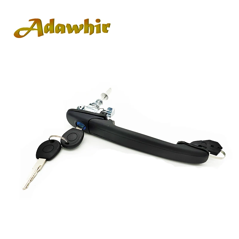 Новый Автомобильный Дверной замок ручка передний правый левый с бочкой ключи для