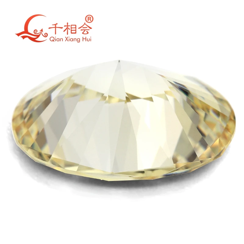 Овальная форма MN желтовато-белый цвет для кубического циркония россыпью CZ камень
