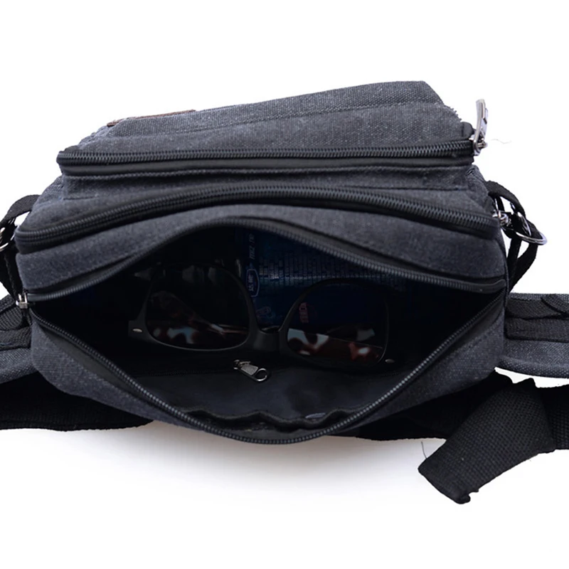 Мужская холщовая поясная сумка YoReAi повседневная многофункциональная для бега на