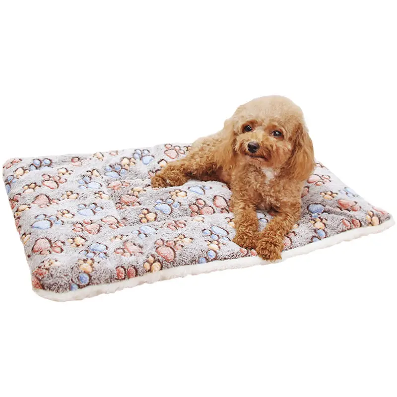 Soft Dog Blanket Pet Mats Cat Sofa Cushion Warm Home Fur Bed Pad Self Heat Rug Thermal Washable Pillow Mat Slipcover