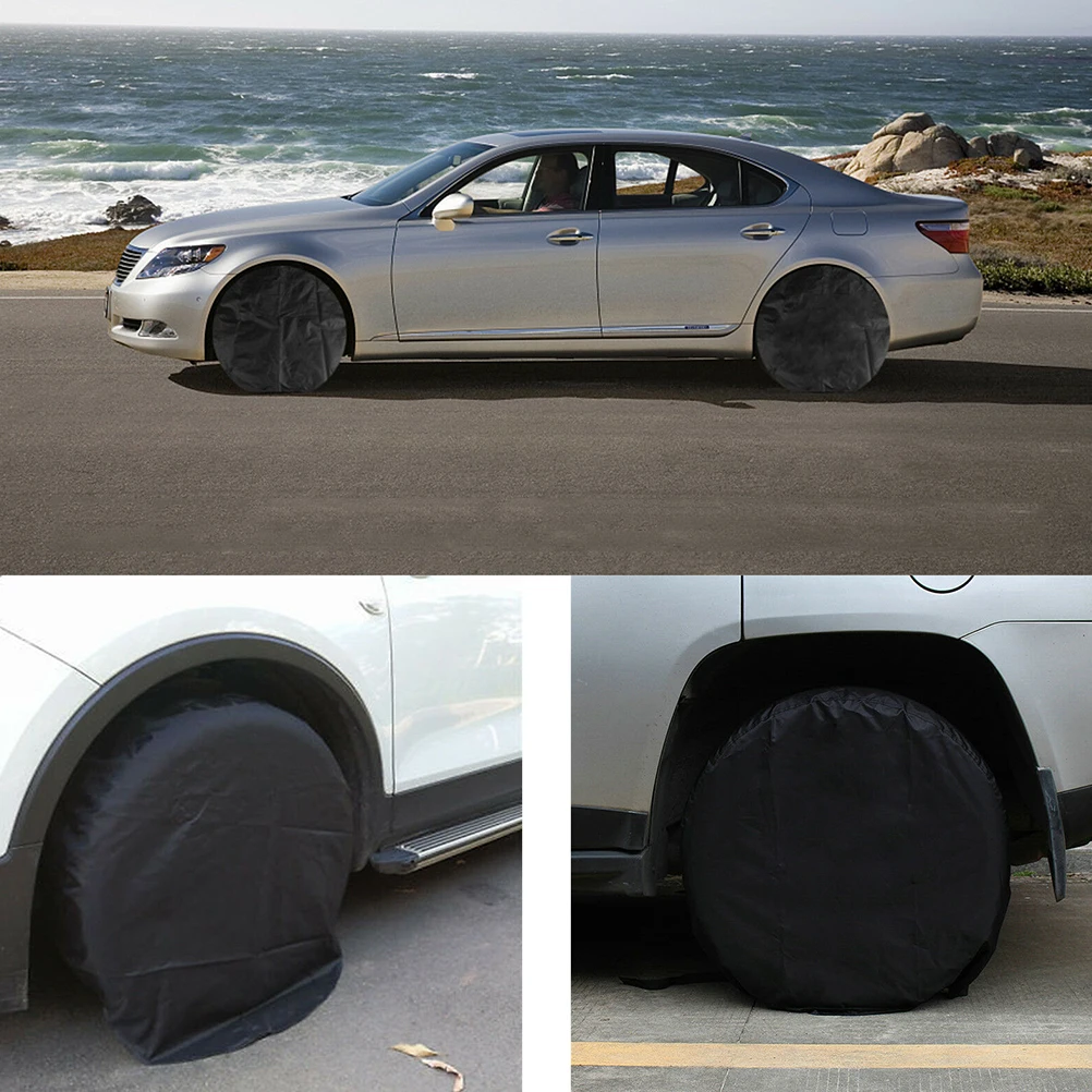 4 шт. чехол для шин водонепроницаемый 76-81 см 30-32 дюймов пылезащитный хранения с