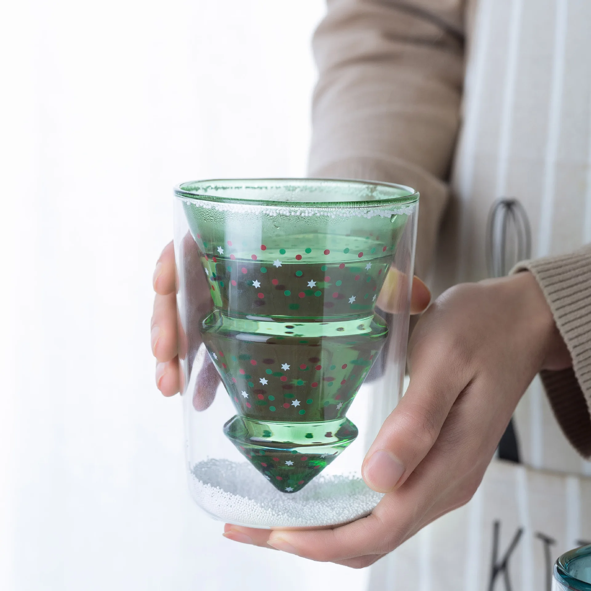 Рождественская серия 3D чашка для кофе с изображением дерева желаний звезд