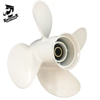 captain outboard propeller 10 58x12 fit yamaha engines 25hp 30hp 40hp 48hp f50 50hp 55hp 60hp 13 tooth spline 4 blades aluminum