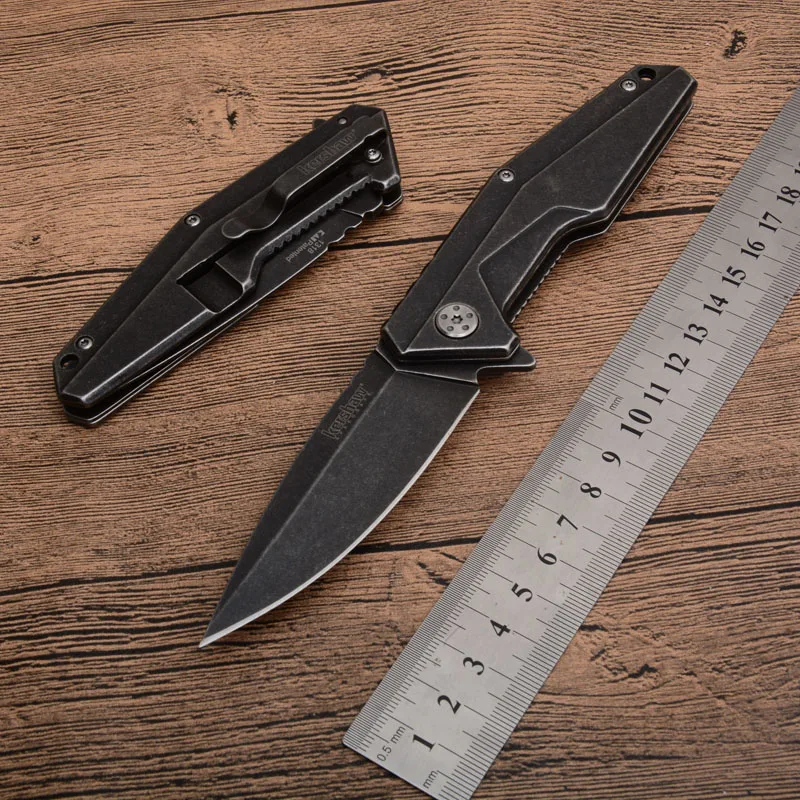 OEM kershaw качество K1318 EDC Складной нож ручка из нержавеющей стали с 8cr13mov стальным лезвием Карманный Походный нож инструменты