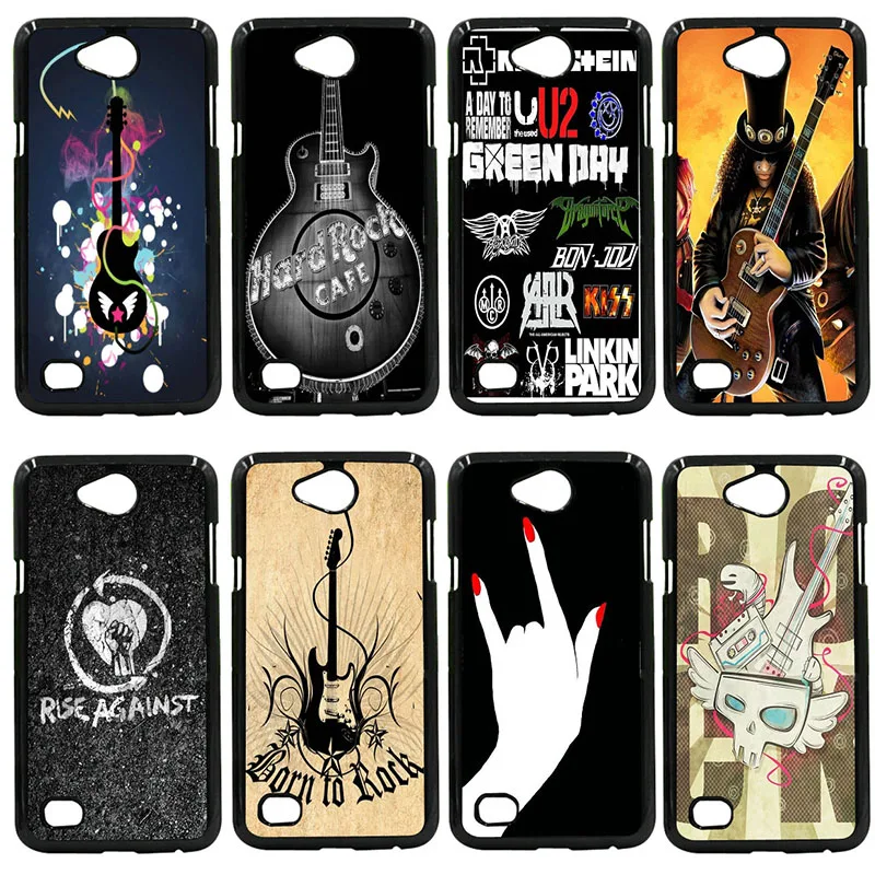 Чехол для мобильного телефона Love Rock Roll черный Жесткий ПК телефон LG L Prime G2 G4 G5 G6 G7 K4