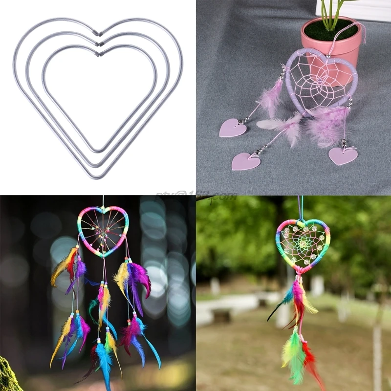 Металлические кольца Moon Craft Ловца снов для ловцов венки макраме аксессуары